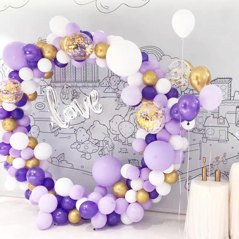 Круг свадебная АРКА фон Mariage День Рождения вечерние украшения шар полка DIY