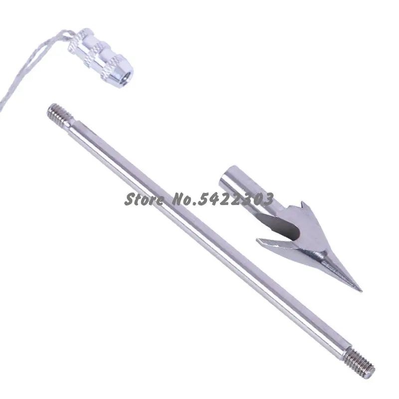 

10/20pcs 304 Stainless Steel Slingshot Catapult Darts Arrow Fish Sling Bow Fishing Arrow Flying Shark Projectile Shooting