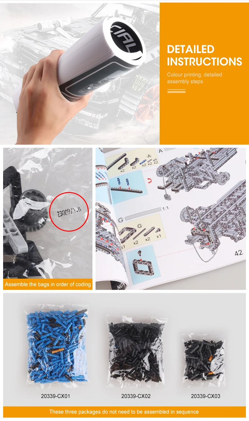Супер гоночный автомобиль 23009 23010 20086 совместимый Technic 42083 MOC-22970 MOC-23010 строительные блоки кирпичи игрушки подарки