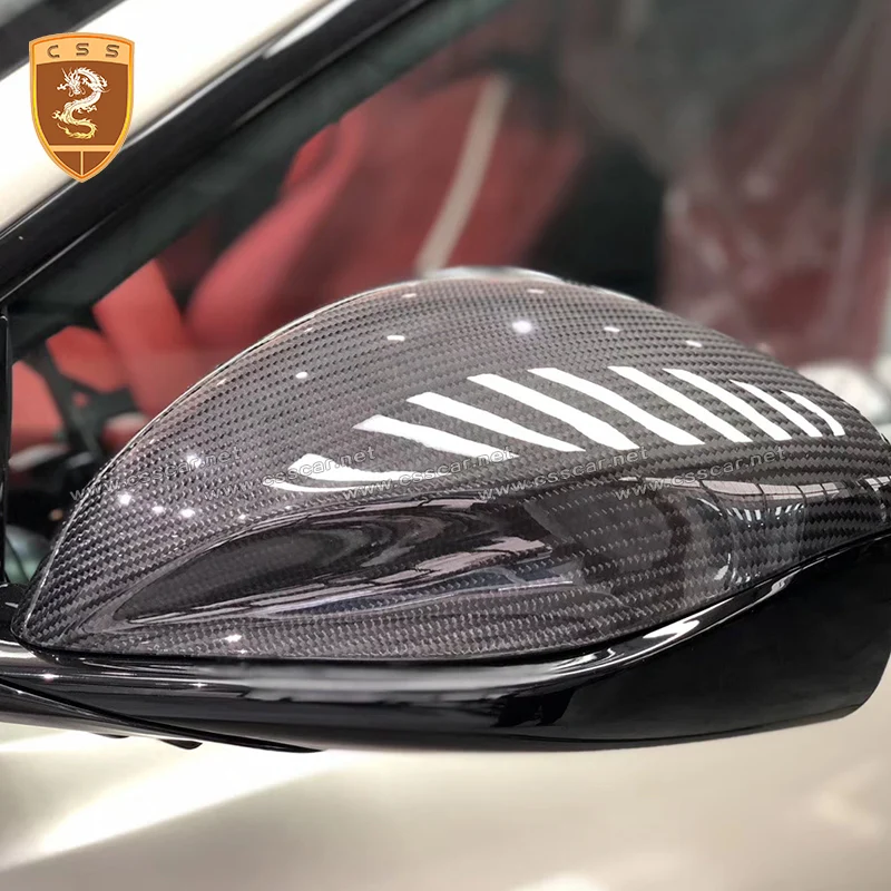 2 шт. зеркальные наклейки из углеродного волокна для автомобилей 2017- Ferrari 812 |