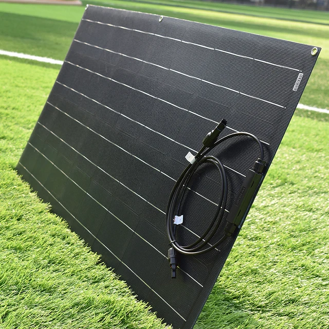 ETFE Flim pannello solare fotovoltaico 300W Kit pannello solare flessibile 200W 100W 12V carica batteria per sistema domestico campeggio camper 6