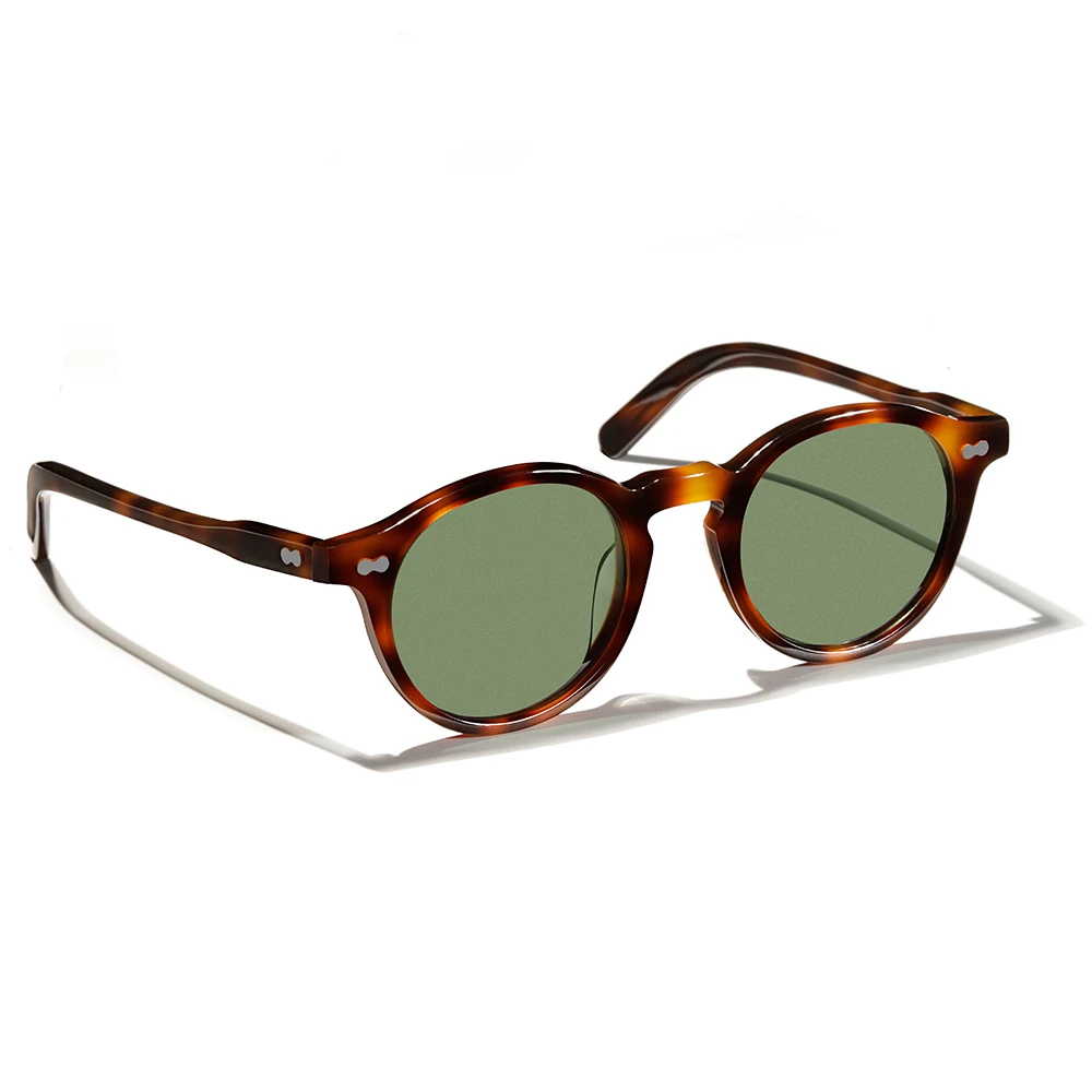 

Vintage Polarized Sunglasses Men Classical retro Brand Designer outdoor Driving Round acetate Fashion woman Sun Glasses