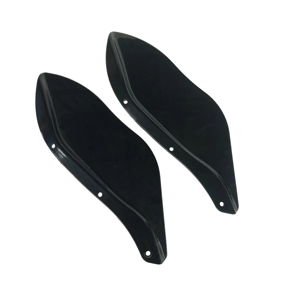 Мотоциклетные черные боковые крылья ветровые дефлекторы кожух чехол для Harley