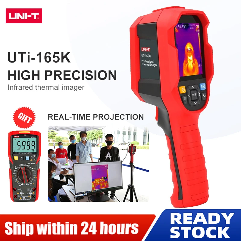 UNI-T UTi165K HD инфракрасный Термальность Imager Камера напольного отопления детектор