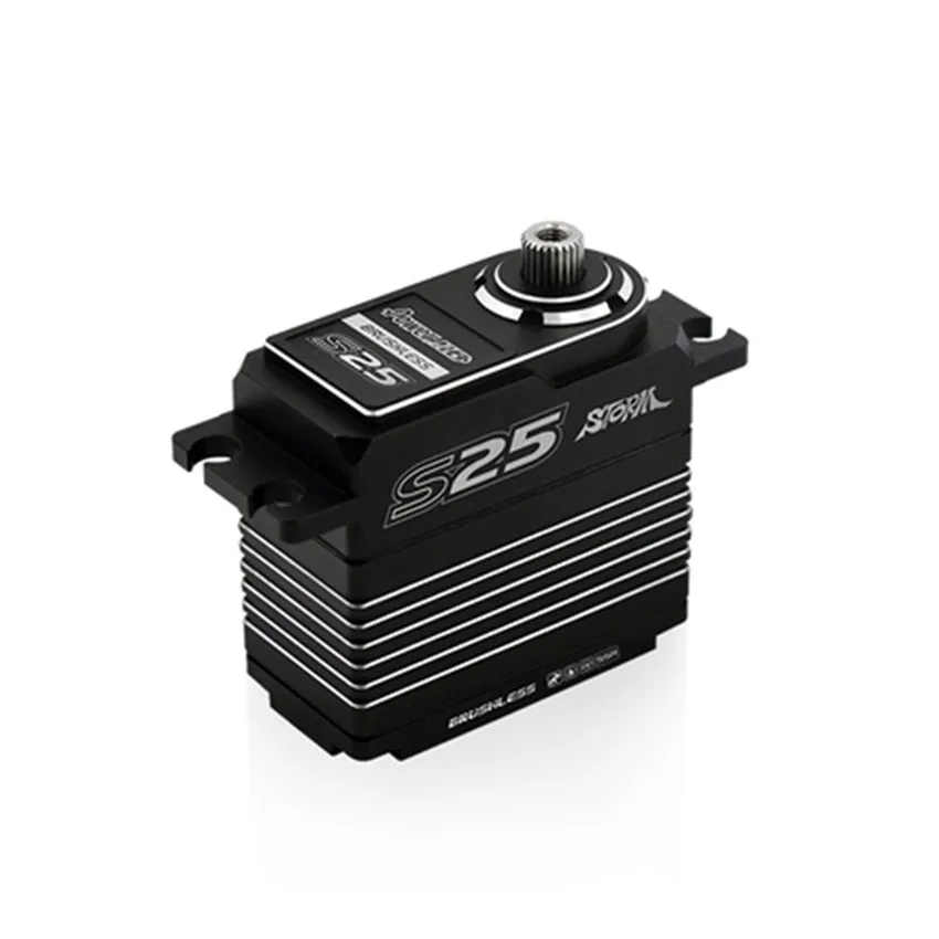 Power HD Storm S15/S25/S35 гоночный цельнометаллический бесщеточный цифровой сервопривод для радиоуправляемого автомобиля/неподвижного крыла/внедорожника/дрона - Цвет: S25 30kg black