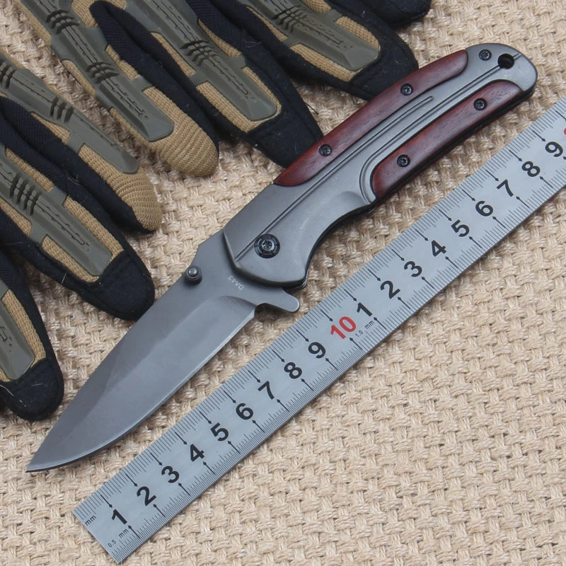 

High Quality Tactical Folding Knife DA43 Pocket Hunting Camping Utility Portable Knife Survival Outdoor Tool Knives SDIYABEIZ