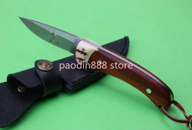 ER Straight 440 Fixed Blade Knife Wood Handle Outdoor Tactical Hunting Multi Tools Pocket Survival EDC | Инструменты