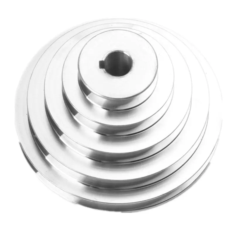 Aluminum A Type 5 Step Pagoda Pulley Wheel 150mm Outer Dia for Timing V-Belt 62KD | Обустройство дома