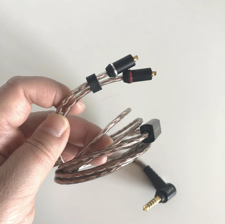 Hi Fi обновленные сбалансированные наушники 4 фута/1 2 м мм аудиокабель вкладыши Sony