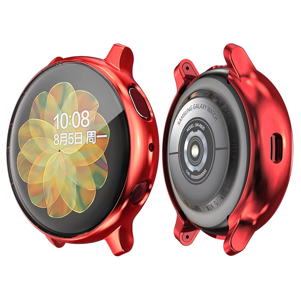 Soft Ultra Thin TPU Watch Case Slim Full Cover Screen Protector For Samsung Galaxy Watch Active 2 40mm 44mm