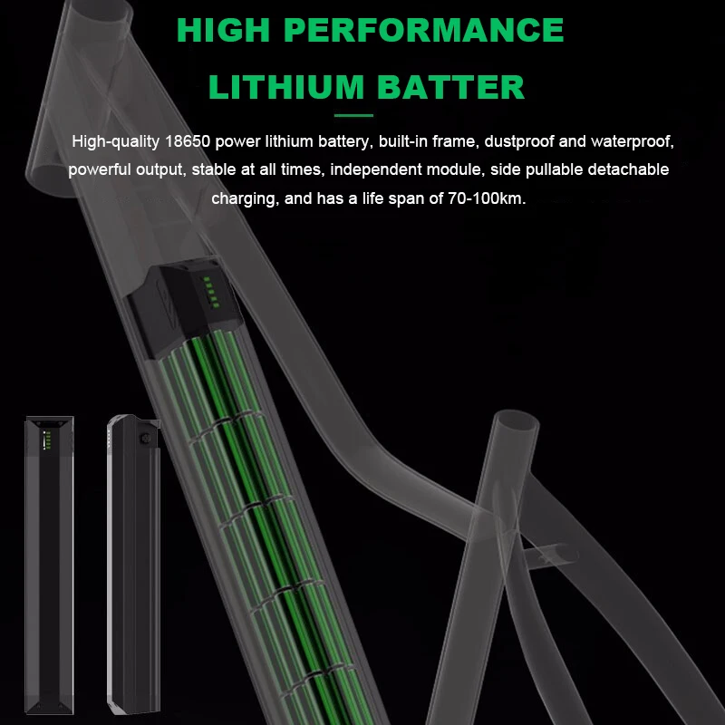 26 дюймовый Электрический горный велосипед 36 В литиевая батарея дорожный