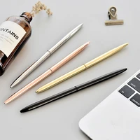 0 7mm metal luxury gold sivler ballpoint pens for writing school office business supplies