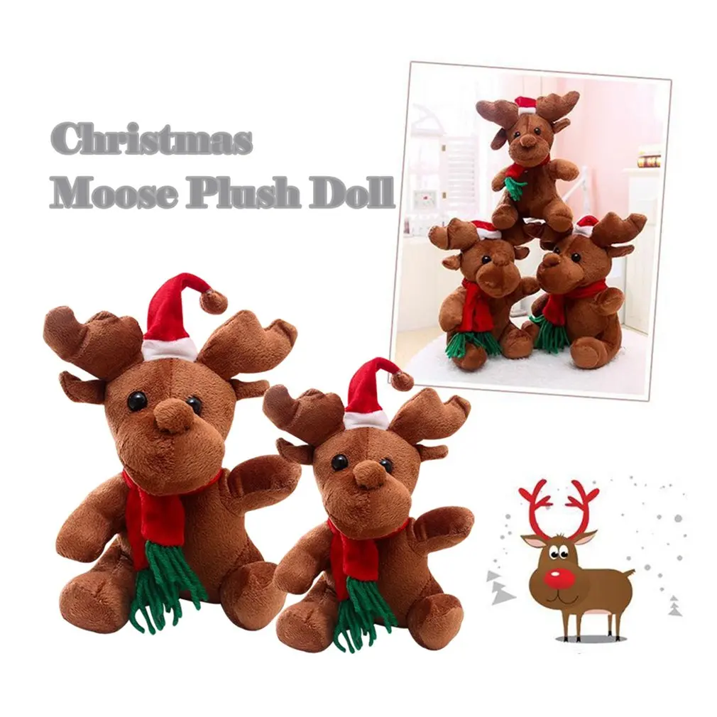 

Christmas Elk Doll Plush Toys Gifts Decorations Small Decorations Musical Dolls TV & Movie Character Deer