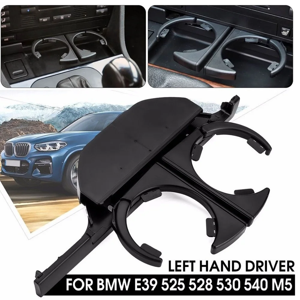 

Car Dash Mounted Console Cup Holder Front Right/Left Retractable Drinks Holder for BMW E39 Professional Accessories For BMW