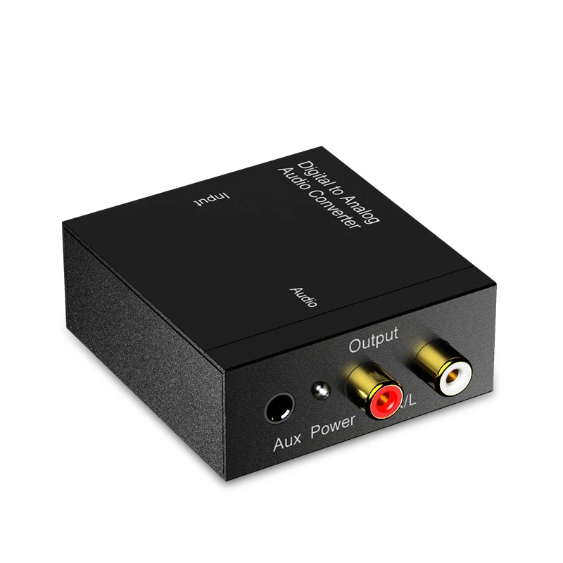

Обновленный оптический цифровой стерео аудио SPDIF Toslink коаксиальный сигнал в аналоговый преобразователь DAC 1 * усилитель RCA декодер адаптер