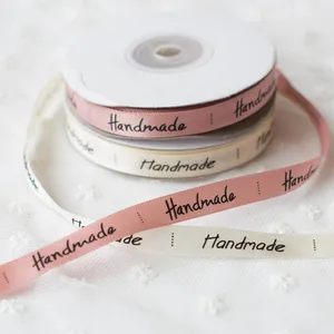 Handmade 25Yards Handmade Baking Packaging Handmade Ribbon DIY Gift Ribbon Backing Cake Box Clothing Accessories For Wedding