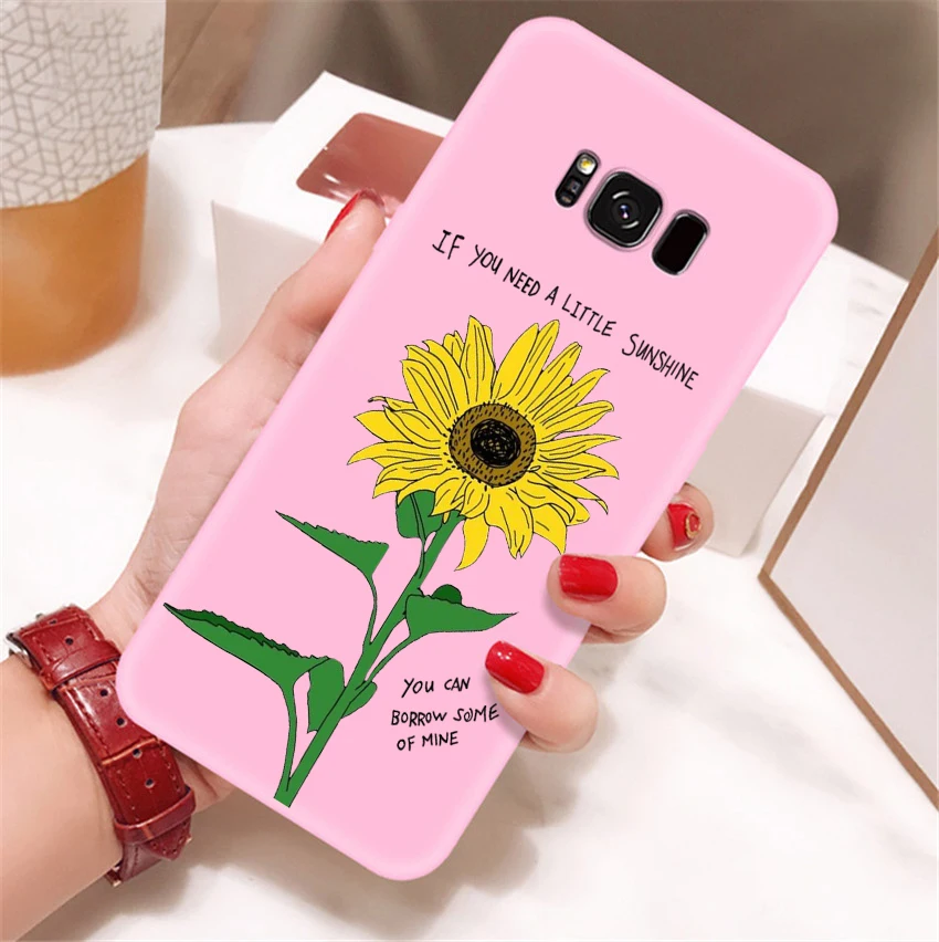 Милый Летний мягкий желтый чехол для телефона с маргариткой подсолнухом цветком