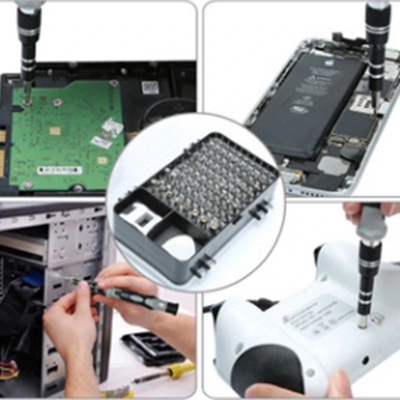 

SHGO HOT-115 in 1 Screwdriver Set Mini Electric Precision Screwdriver for Iphone Huawei Tablet Ipad Home Tool Set