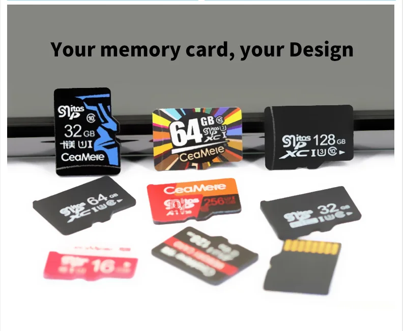 Низкая цена оптовая продажа карта памяти 64 ГБ 32 16 20 шт. TF SD Class10 U1 U3 OEM логотип карты