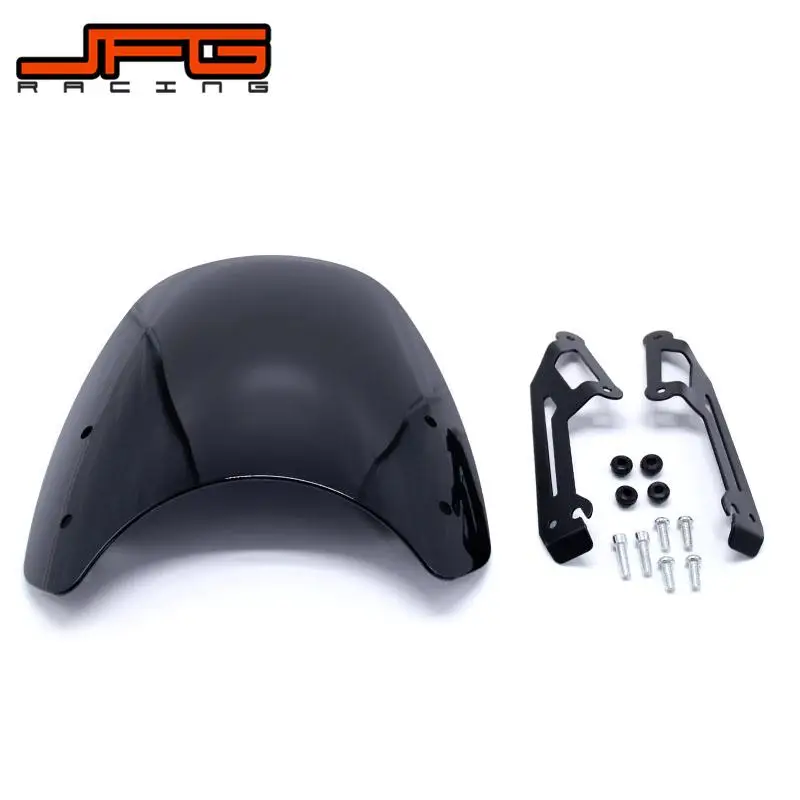

Motorcycle Front Windscreen Windshield Wind Screen With Mount Holder Protection For Ducati Scrambler 2015 2016 2017 2018