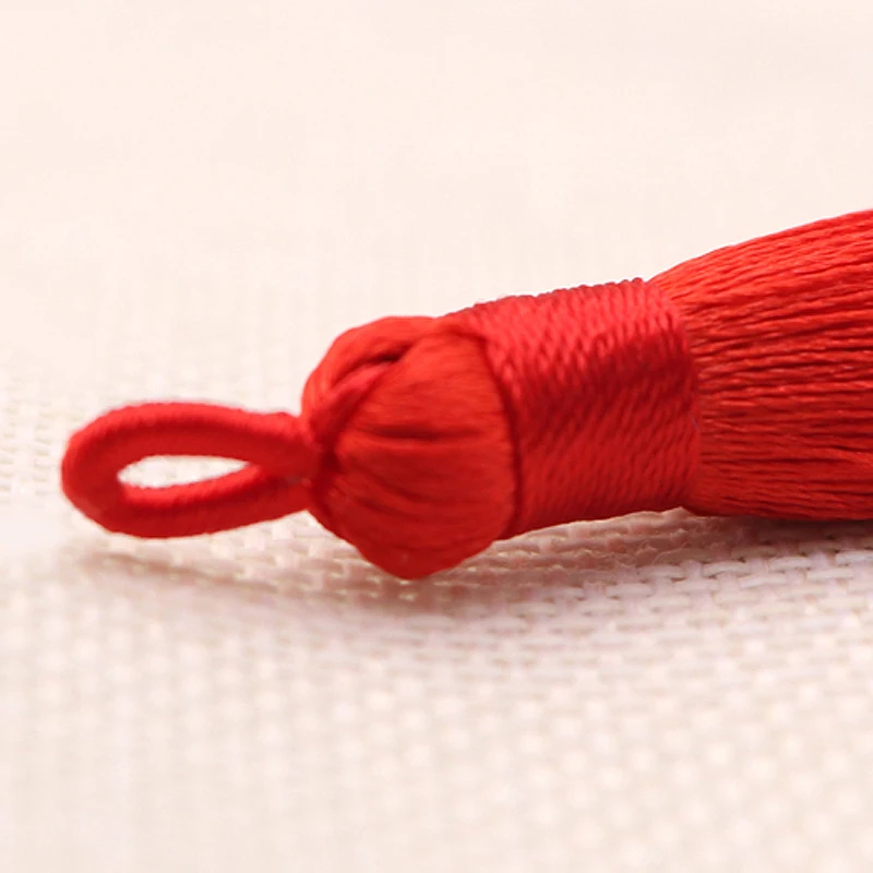 

New 1PC 8cm Long Silk Tassel For Earrings Jewelry Accessories For Bookmark Bohemia Handmade DIY Jewelry Accessories