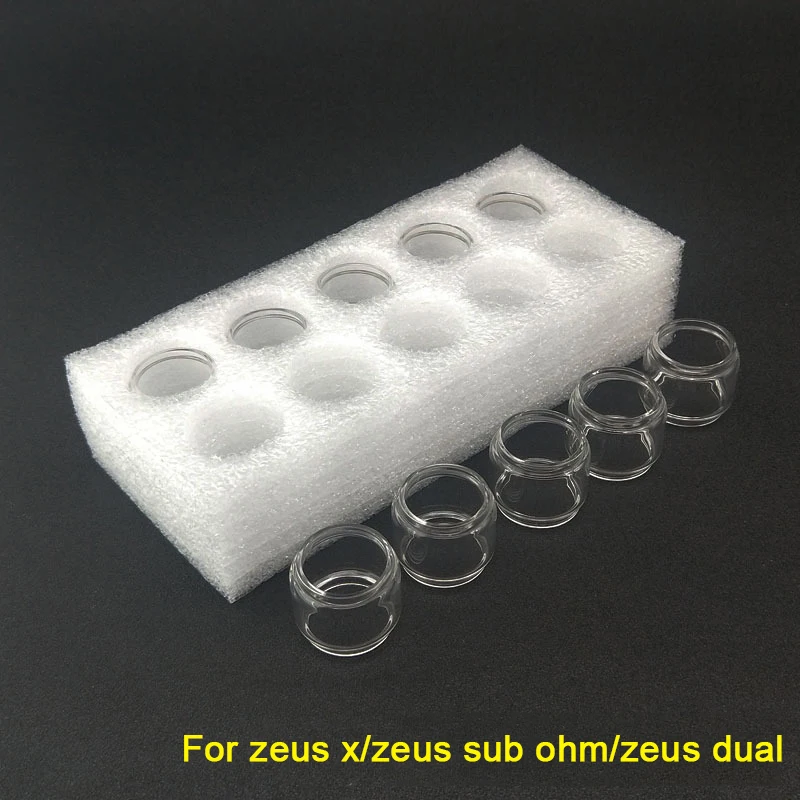 10 шт./упак. Geekvape Zeus dual/Zeus x rta/zeus sub ohm Танк замена стеклянный шар трубка Vape запасные