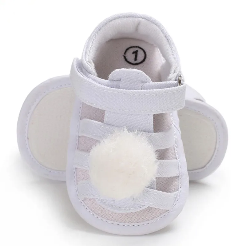 

Baby newborn Cute Sandals Summer Breathable Cotton Baby Girl Sandals Fashion Shoes Soft Baby Girl Beach Sandals