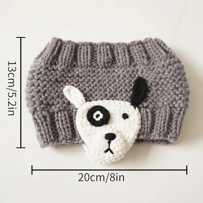 New Baby Girls Beanie Hat Winter Hats Ears Warmer Crochet Headband Cartoon Animal Handmade Knitted Turban Hair Accessories | Детская