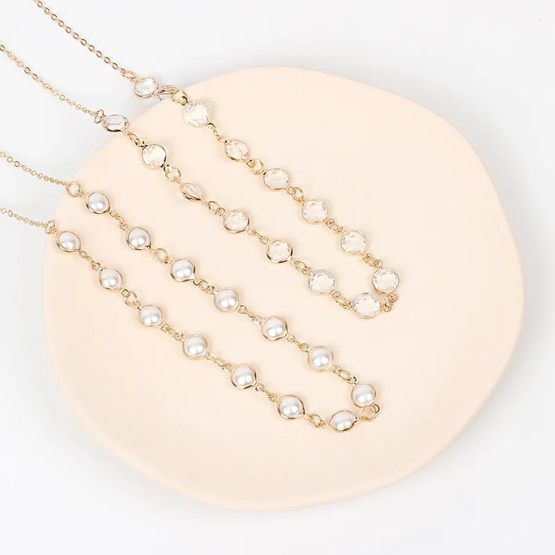 Женское прозрачное ожерелье Laramoi привлекательная цепочка для ключиц на день