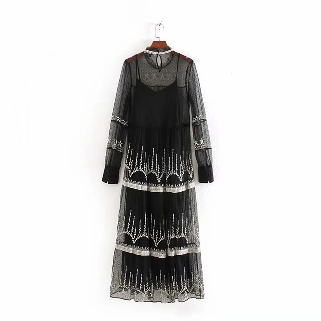 ZA Новое разноцветное модное платье с принтом женская одежда Boho Свободное платье с v-образным вырезом Вечерние подарки