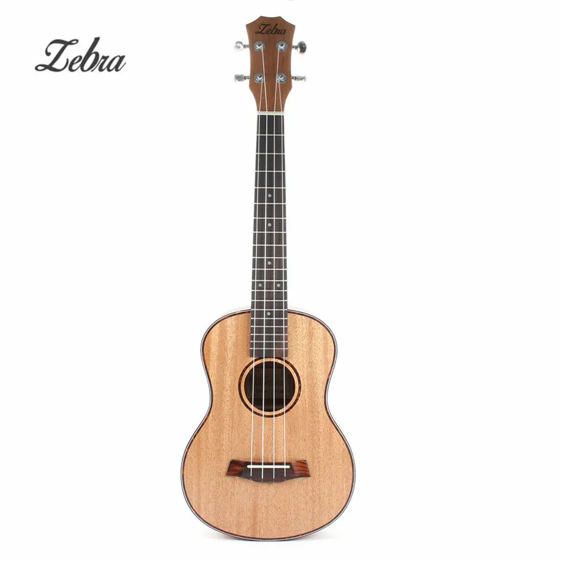 Зебра 23/26 дюймов 4 строки Гавайский из красного дерева концерт Guitarra Акустическая гитара из розового дерева, гриф мост Гавайская гитара ручной работы, выполненная из красного инструменты