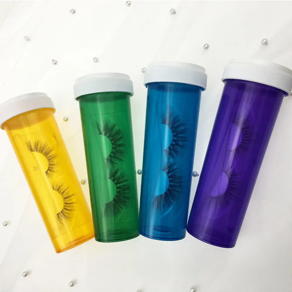 Посылка для ресниц коробка таблеток упаковка хранения чехол конфетный цвет