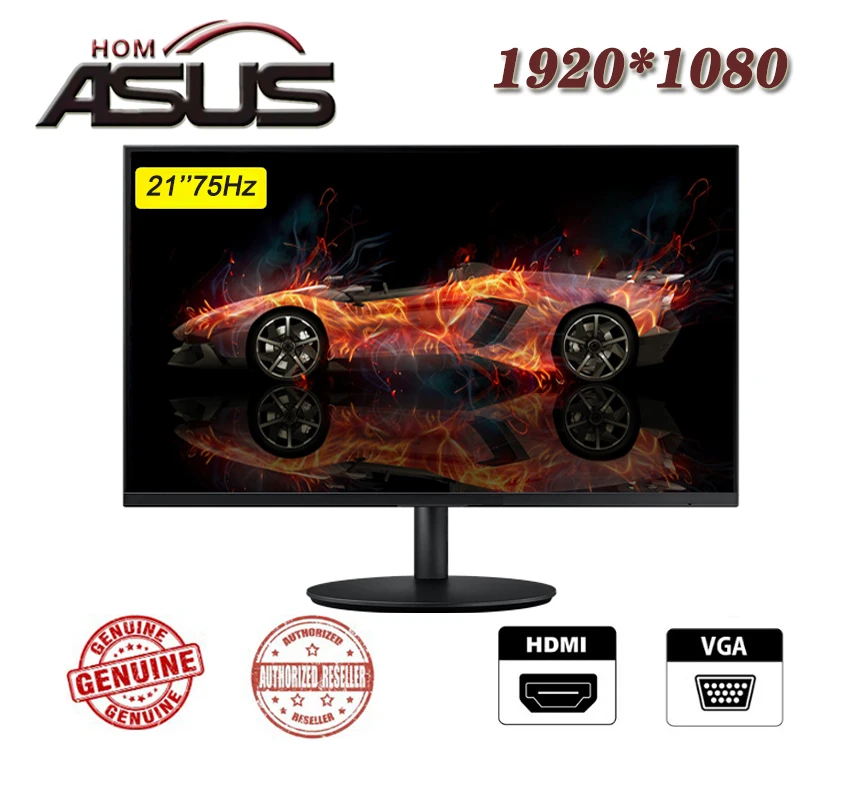 Монитор компьютерный 21/22 дюйма 1K 75 Гц VGA/HDMI | Компьютеры и офис
