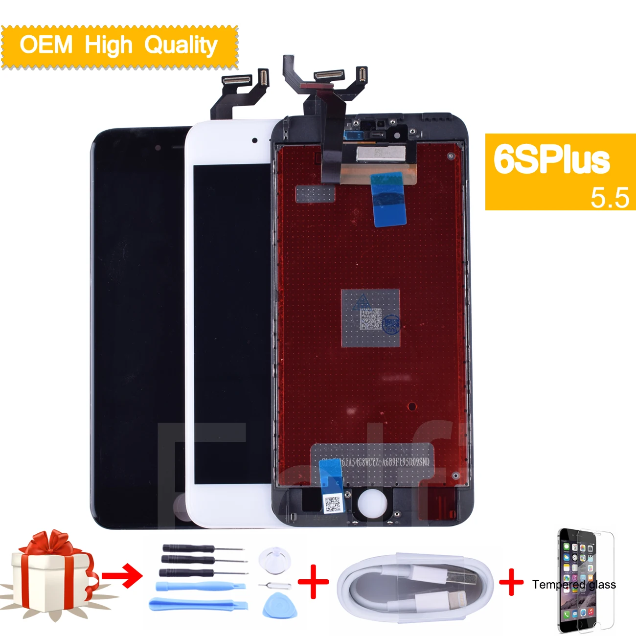 Для iphone 6 S Plus ЖК дисплей с сенсорным экраном дигитайзер панель Pantalla монитор