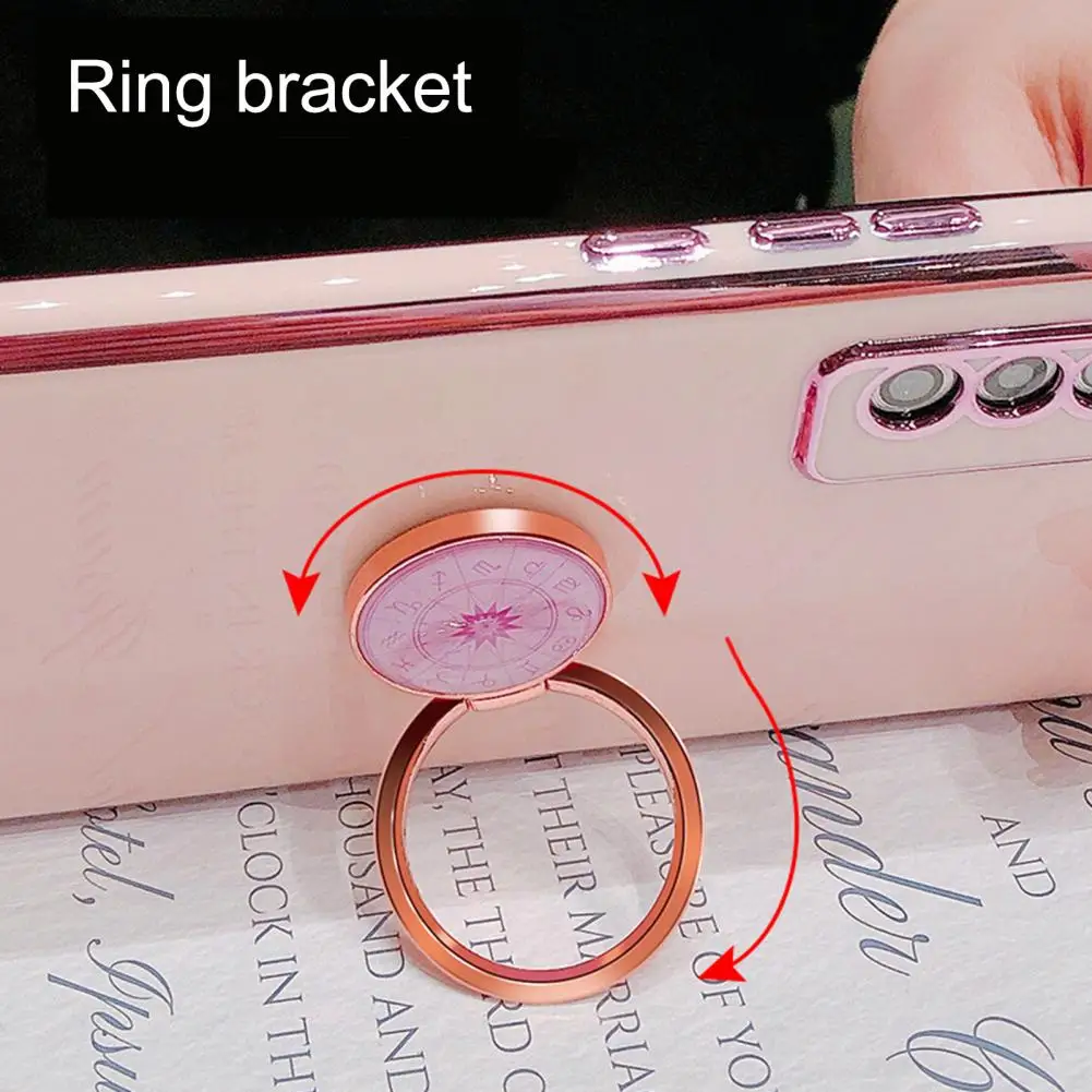 Universal Fashion Phone Finger Ring Holder Portable Metal Zodiac Mount Bracket for Mobile Accessories | Мобильные телефоны и