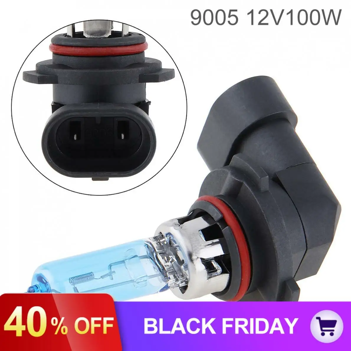 12V 9005 100W 5000K белый светильник супер яркие автомобильные ксеноновые галогенные лампы авто спереди головной светильник тумана светильник лампочка