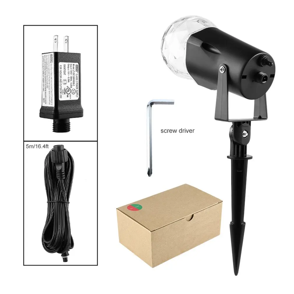 Водонепроницаемый точечный светильник вращающийся светодиодный для проектора с