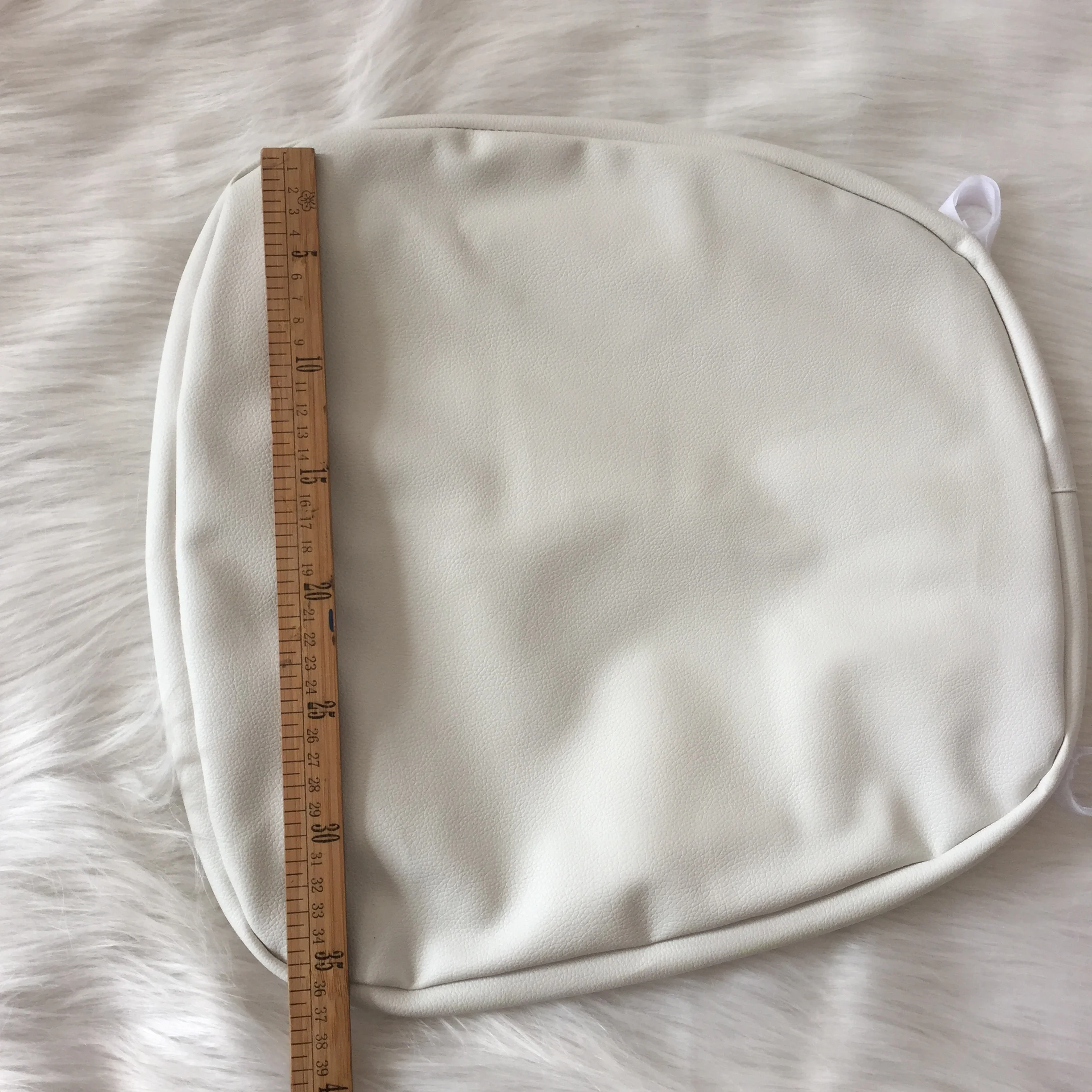 5 шт. Бесплатная доставка Chiavari Кожаная подушка для стула белого/золотого/слоновой