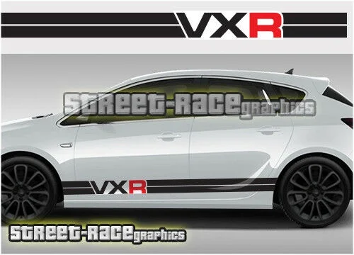 

Наклейки графические для x2 Vauxhall Opel, боковые полосы 008 VXR