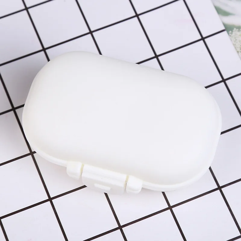 Medicine Box Mini Pill Cases Vitamin Pill Tablet Case Portable Travel Medical Box Pill Splitters Travel Accessories