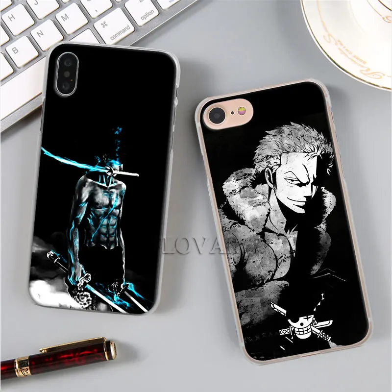 

Phone Case for Apple iPhone 11 12 Pro MAX XR X XS MAX 7 8 Plus 6 6s Plus 5S SE Hard Cover Coque One Piece Roronoa Zoro