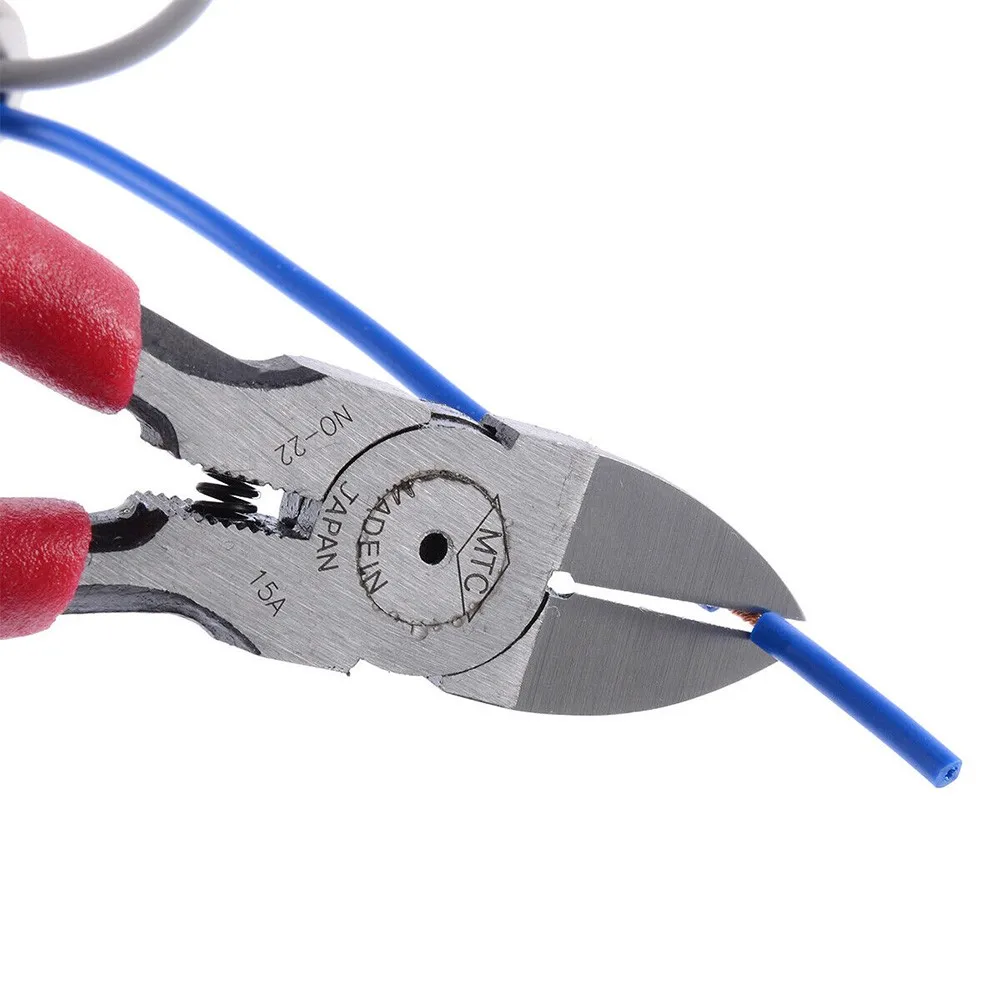 

150mm Cable Nippers 2pcs 6\\\\\\\" Cutting Pliers Carbon Steel Plastic Handle Plier Tool Wire New