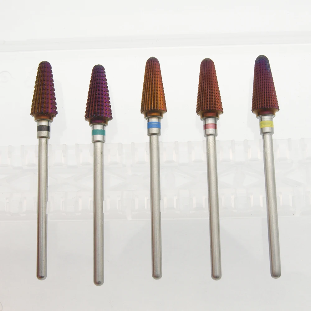 1pc Carbide Nail Drill Bit Tungsten Milling Cutter for Eletric Manicure Drills Machine Cuticle Clean Files Equipment