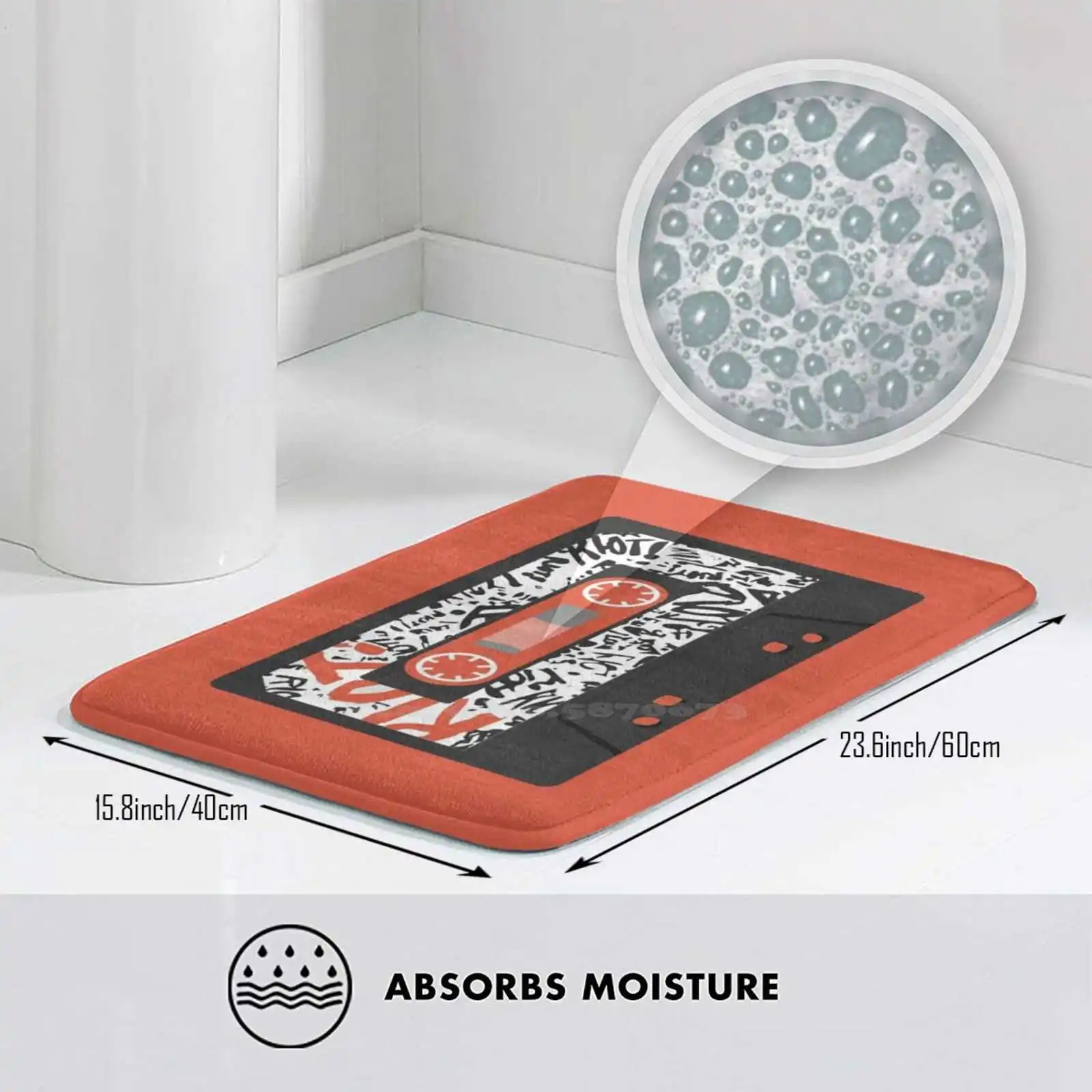 Бунт! Кассетная лента удобный дверной коврик ковер подушка Парамор Римон после