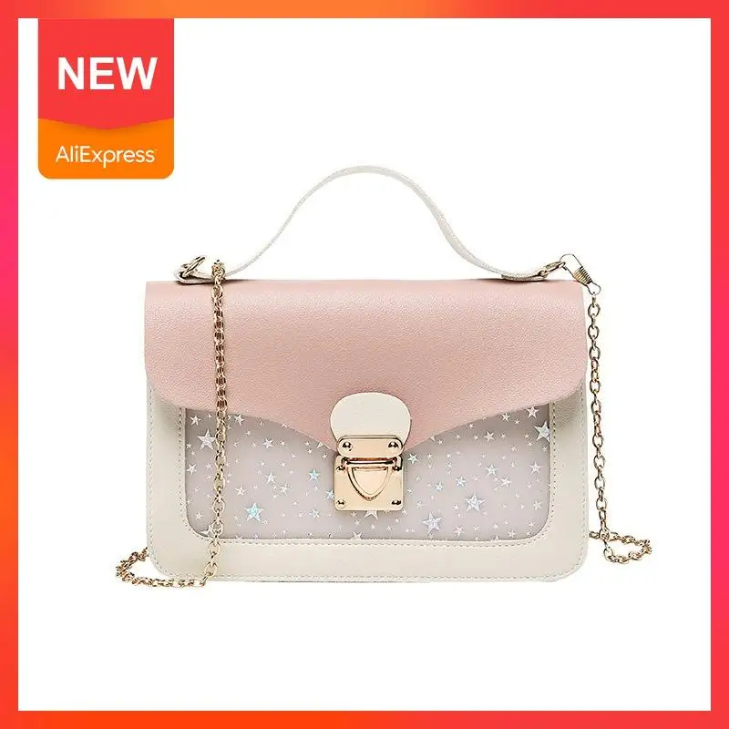 

Women Mini Small Square Pack Shoulder Bag Fashion Star Sequin Designer Messenger Crossbody Bag Clutch Wallet Handbags