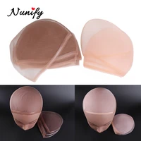 nunify 1pcslot swiss lace wig net beige mono net adjustable elastic hair net snood swiss lace caps invisible lace frontal