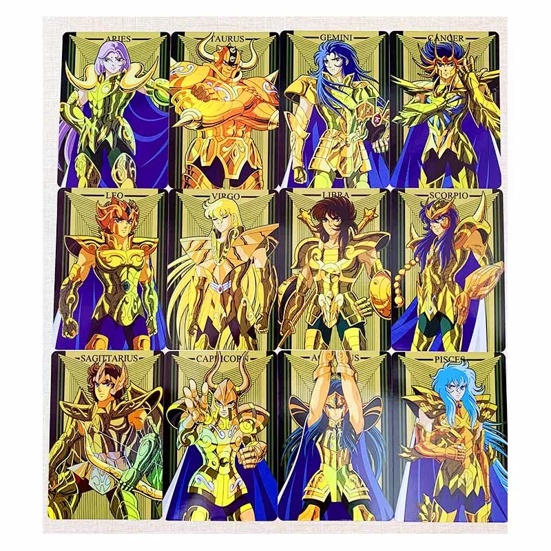 12 шт./компл. Saint Seiya Soul of Gold Toys Hobby коллекционная игра книга