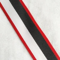 2cm red white black polyester stripes ribbon tweeter diy hair bows hats skirt shoes event party decorative sewing accessories