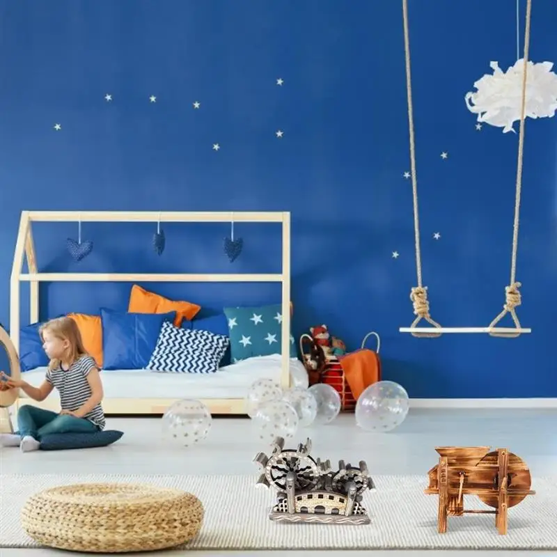 Деревянная модель игрушки деревянная микроландшафта имитация рукоделия для