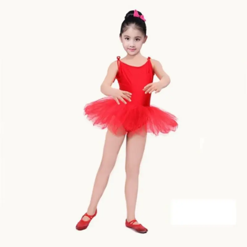 

Children Dance Sling Ballet Dress Baby Girls Fluffy Dream Dance Costumes Exercise Clothes Kids Small Princess Fluffy Dancewear